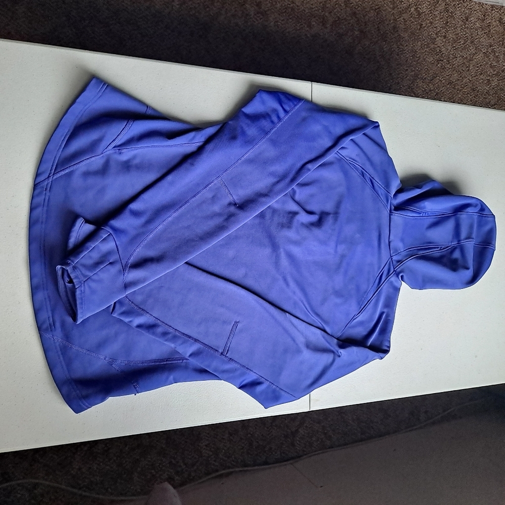 Nike Fit Blue Zip-Up Sweatshirt - Picture 6 of 8